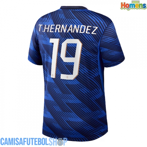 Camisa de time de futebol França Theo Hernandez #19 Replicas 1º Equipamento Mundo 2026 Manga Curta